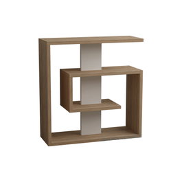 Hanah Home Saly Mesa Auxiliar Roble Sonoma y Blanco